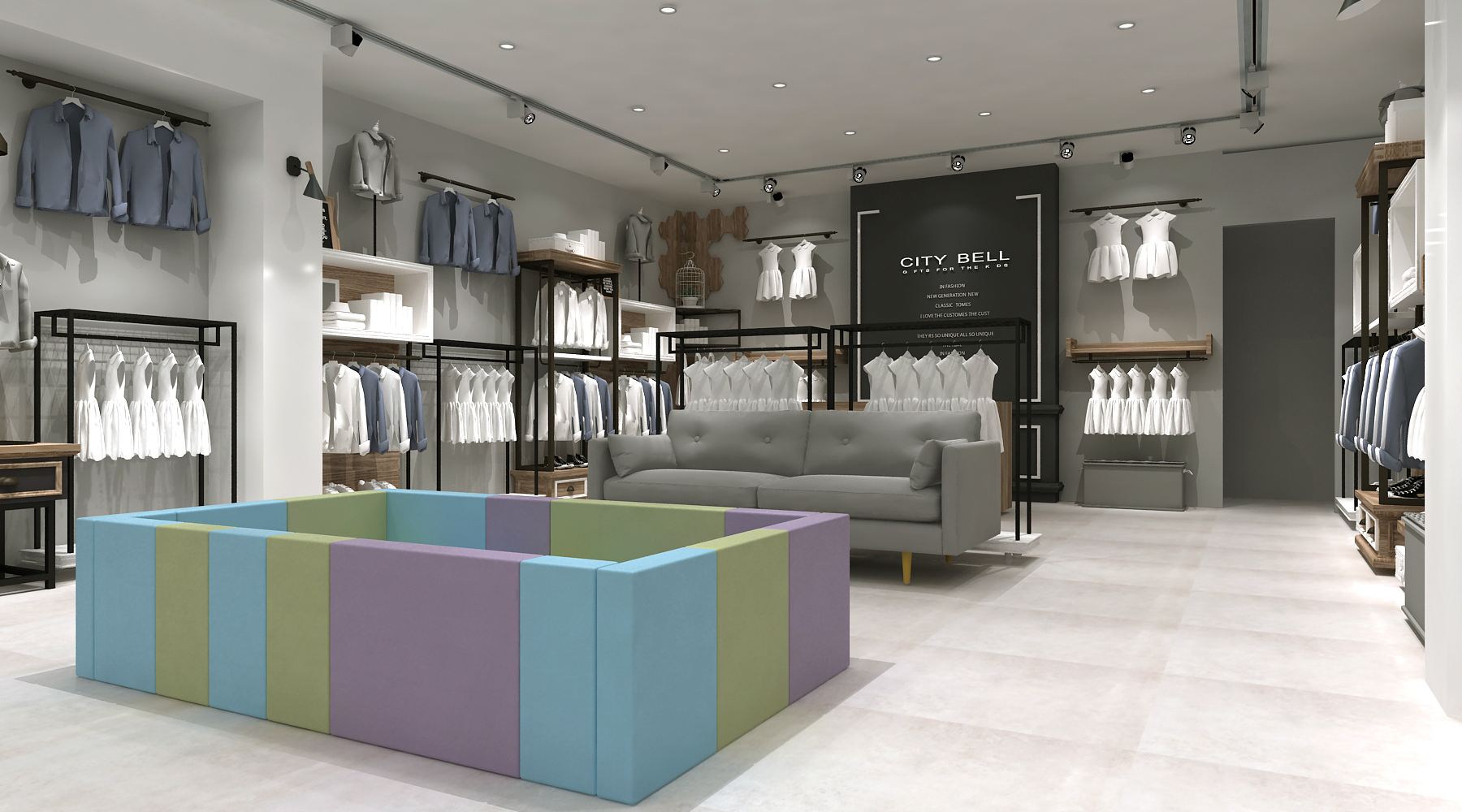 大唐女装展柜设计案例(图3) 大唐女装展柜设计案例(图3)