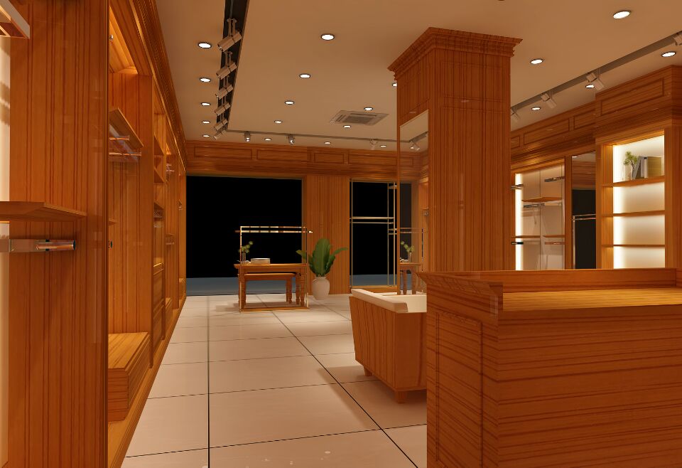 莫里斯保罗男装展示柜设计(图1)