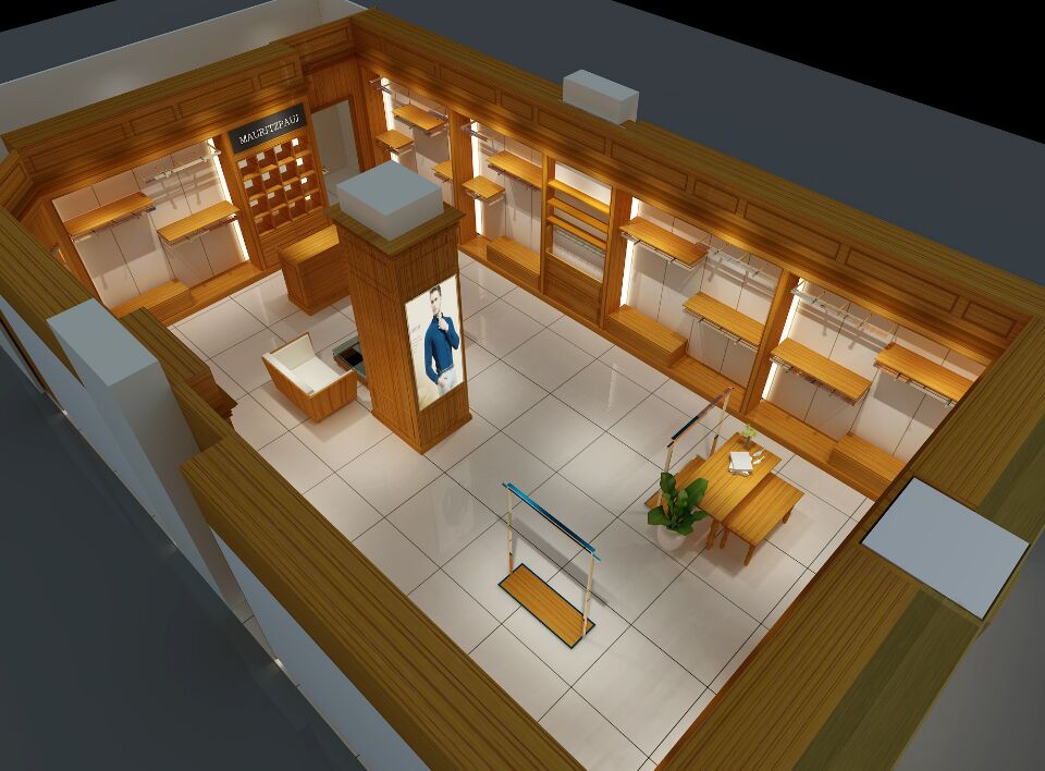 莫里斯保罗男装展示柜设计(图2)