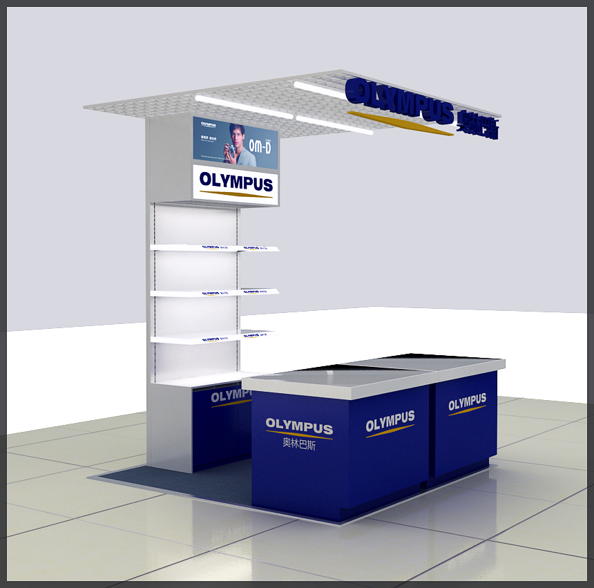 奥林巴斯展柜设计方案(图1) 奥林巴斯展柜设计方案(图1)