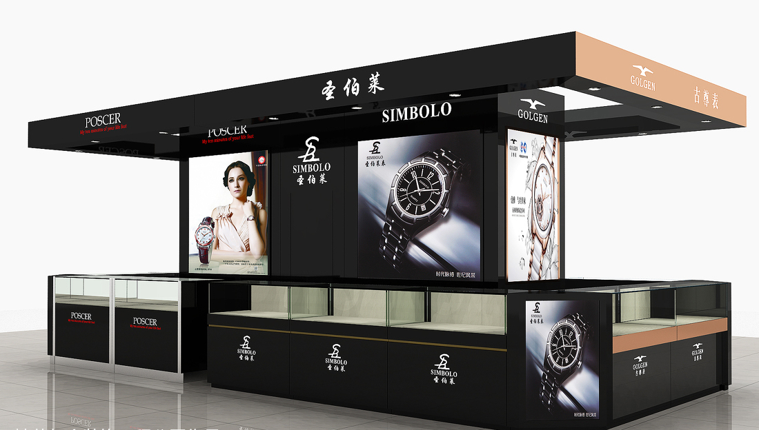 圣伯莱展柜设计方案参考(图2) 圣伯莱展柜设计方案参考(图2)