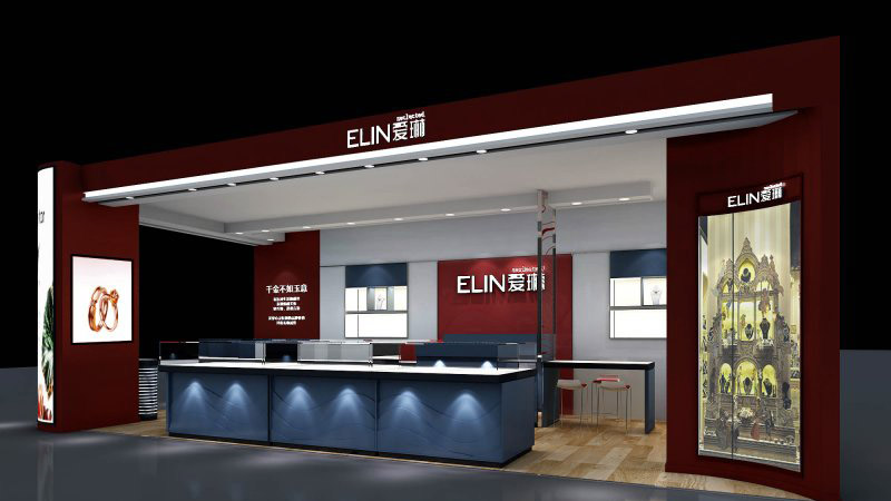 爱琳珠宝展柜设计装修(图1) 爱琳珠宝展柜设计装修(图1)