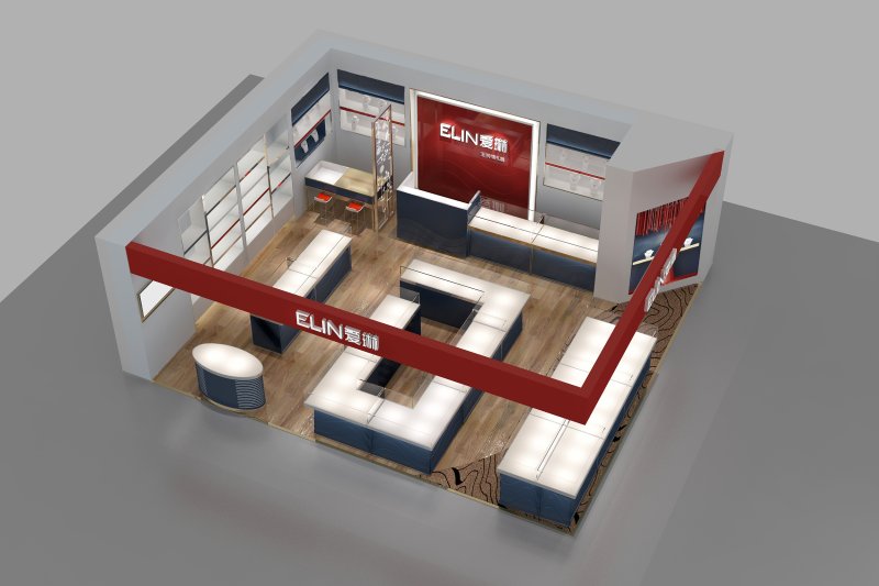 爱琳珠宝展柜设计装修(图3) 爱琳珠宝展柜设计装修(图3)