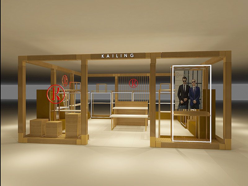 皮具 KAILING 展柜设计方案(图1) 皮具 KAILING 展柜设计方案(图1)
