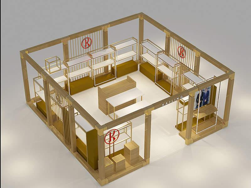 皮具 KAILING 展柜设计方案(图2) 皮具 KAILING 展柜设计方案(图2)