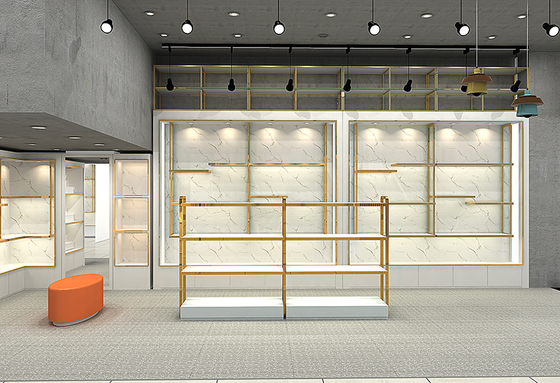 鞋校 展柜设计方案(图3)