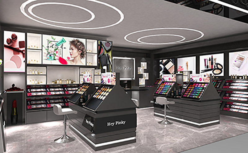 3CE化妆品展柜彩妆展柜设计(图1) 3CE化妆品展柜彩妆展柜设计(图1)