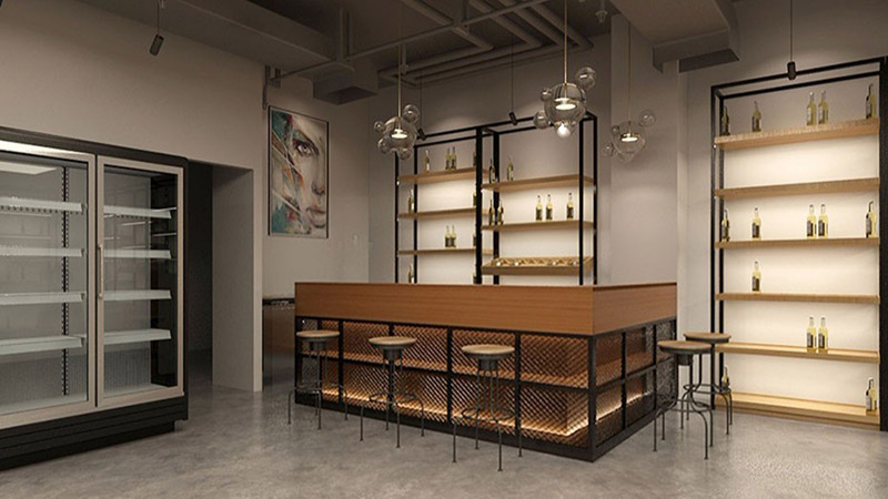 红酒厅 展标柜设计方案(图2)